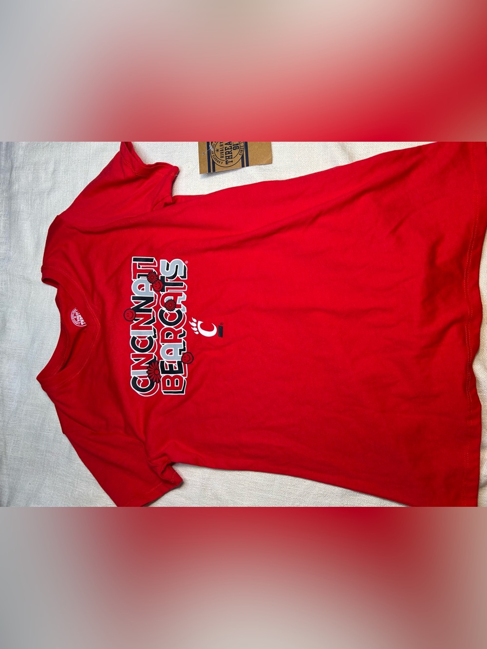 Rivalry Threads Cincinnati Bearcats Red Kids T‑Shirt size M